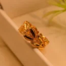 Luxury Unique Design Gold Plated Ring For Girls/Women