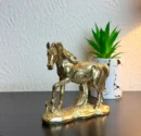 Gold Horse Sculpture